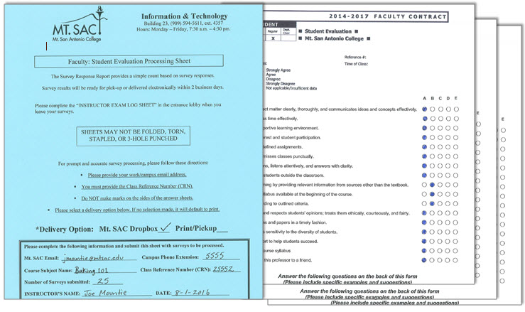 sample cover sheet for surveys