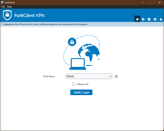 FortiClient SAML Login